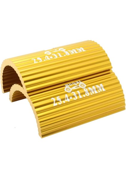 Bir Çift Gidon Pulları - 25,4 - 31,8 mm - Alüminyum Alaşım - Boyut Küçültücü - Evrensel Sıkıştırma Halkası (Altın) (Yurt Dışından) fırsatları