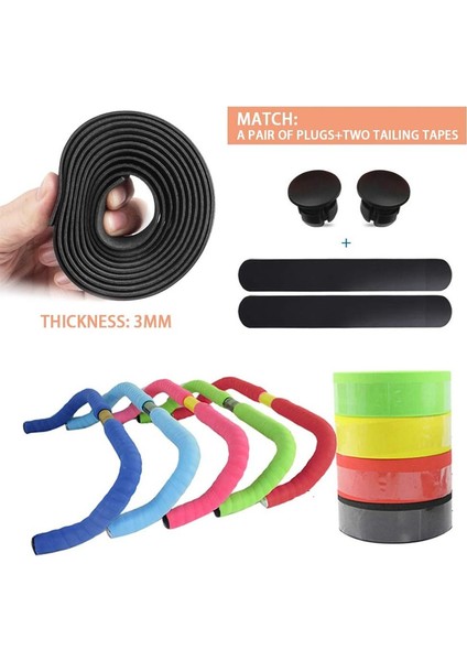 Bir Çift Bisiklet Gidonu - Eva Yapışkanlı Bisiklet Gidon Bandı Yol Bisikletleri Için Set Make It Comfortable (Beyaz) (Yurt Dışından) fiyatları