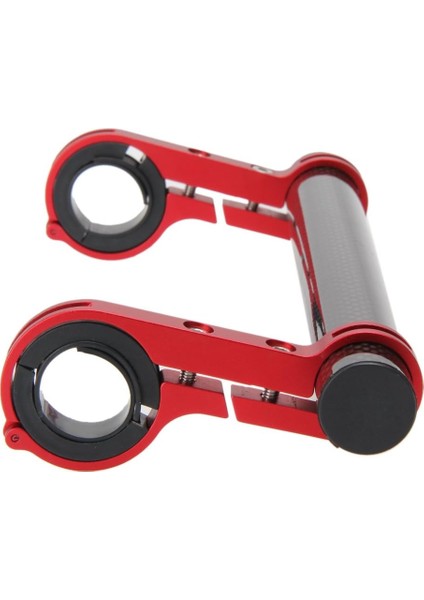 Hız Göstergesi Fener Tutucu Için Çift Dağ Bisikleti Gidon Uzatıcı (20 cm Çift Çerçeve Kırmızı Karbon Tüp) (Yurt Dışından) fiyatları