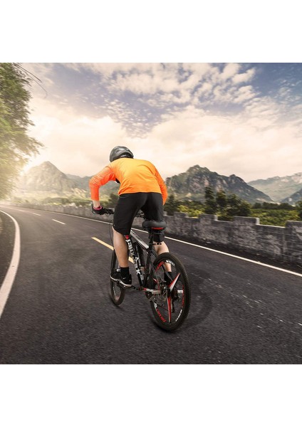 Bisiklet Selesi Için Darbeye Dayanıklı Bisiklet Selesi Minderi (Mavi Yansıtıcı Etiket, 25*20*12CM) (Yurt Dışından) fırsatları