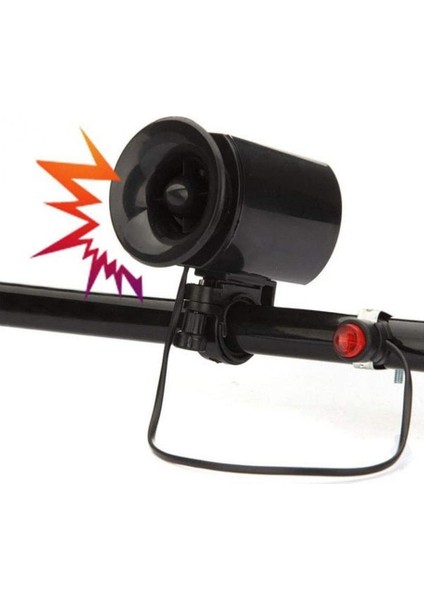 6 Çeşit Ses Süper Blues Elektronik Bisiklet Zili, Güçlü Alarm Güvenlik Zili Kornası (Siyah, 8.8 * 4 * 5.4 Cm) (Yurt Dışından) fırsatları