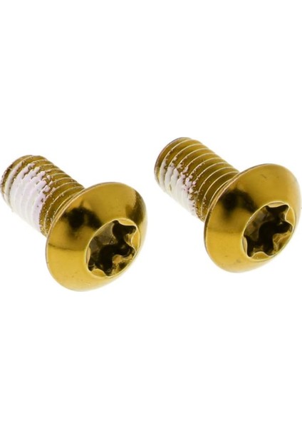 12 Adet/kutu Disk Cıvataları Rotorlu Dağ Bisikletleri Için Montaj Fren Diskleri Çelik M5X10MM (Altın) (Yurt Dışından) fırsatları