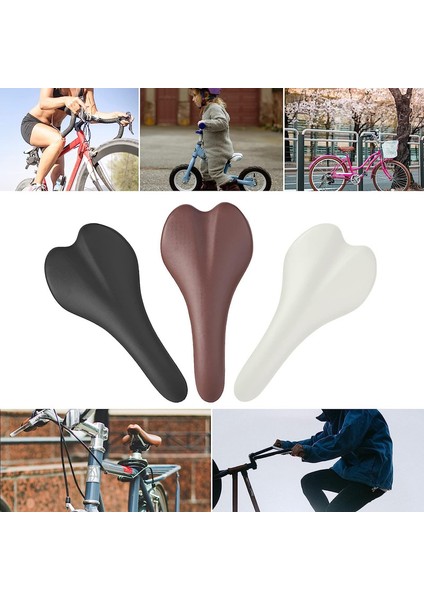 Yol Bisikleti Selesi Rahat Vintage Sentetik Deri Mtb Sele Çift Siyah (Yurt Dışından) modelleri