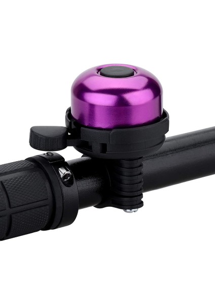 2 Adet Bisiklet Zili, Yetişkinler Çocuklar Kızlar Için Bisiklet Zili (Mor) (Yurt Dışından)