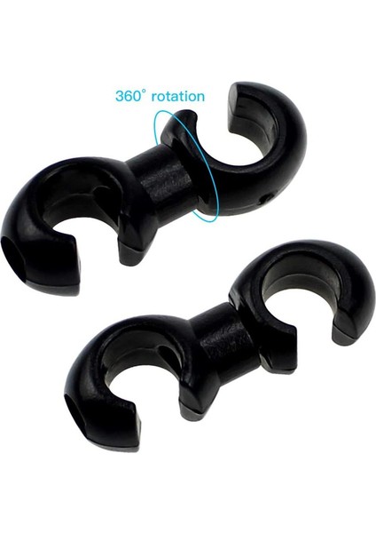 20 S Klips Vtt Plastik Bisiklet 360° Dönen Kroşe S Klips Kroşe Sabitleme Klipsi Vites Kablosu Beyni Kablo Sabitleme Plakası (Yurt Dışından) fırsatları