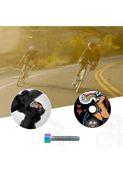 Bisiklet Kask Kapakları, Çinko Alaşımlı Alüminyum Ara Parça Kiti, Çatal Kapağı, 28,6 mm Çatallar ve Gövdeler Için, Mtb/bmx/yol Bisikleti Için (Maiden + M6*30MM Vida) (Yurt Dışından) fırsatları