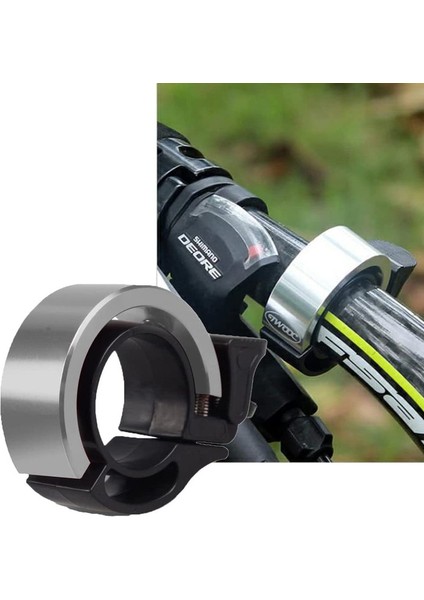 Gidon Için Bisiklet Zili 22,2 Mm, Net ve Güçlü Ses, Dağ Bisikleti, Elektrikli Bisiklet, Yol Bisikleti, Şehir Bisikleti Için Görünmez Zil (Gümüş) (Yurt Dışından) fiyatları