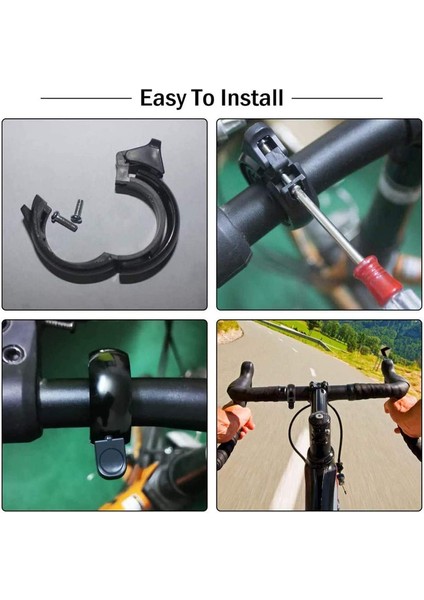 Gidon Için Bisiklet Zili 22,2 Mm, Net ve Güçlü Ses, Dağ Bisikleti, Elektrikli Bisiklet, Yol Bisikleti, Şehir Bisikleti Için Görünmez Zil (Gümüş) (Yurt Dışından) modelleri