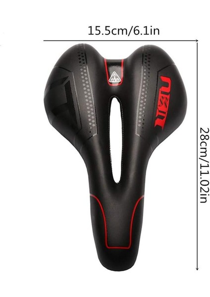 Kadın Konforlu Koltuk Dağ Bisikleti Koltuğu Bisiklet Koltuğu Dağ Bisikleti Aksesuarları Bisiklet Koltuğu Bisiklet Için Jel Koltuk Kılıfı (Kırmızı, 28 * 15.5cm) (Yurt Dışından) modelleri