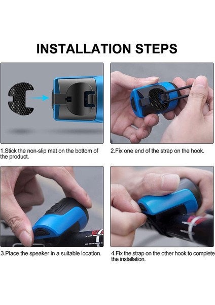 Gidona Monte Bisiklet Zili 125DB 4 Mod (Mavi) (Yurt Dışından) fırsatları