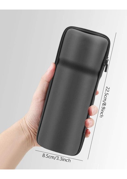 Bisiklet Gidon Su Şişesi Tutucu Çanta, Sert Bisiklet Alet Saklama Çantası (Büyük Siyah, 22.5*8.5cm) (Yurt Dışından) fiyatları