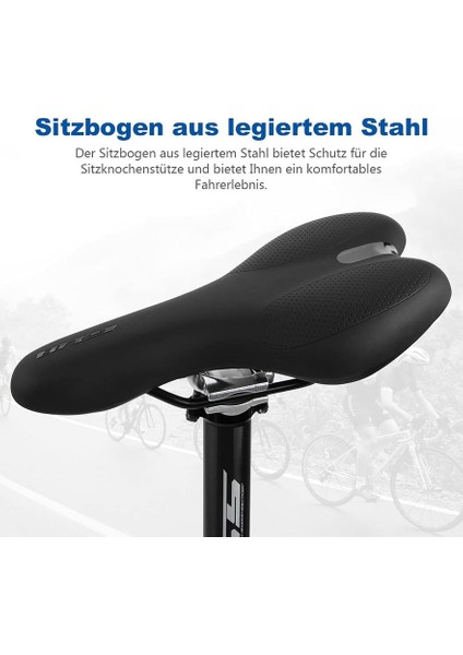 Son Derece Esnek Hafızalı Köpük Dolgulu Mtb Bisiklet Selesi (Siyah) (Yurt Dışından) fırsatları