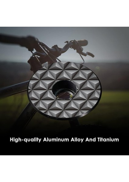 Bisiklet Kask Kapakları, Çinko Alaşımlı Alüminyum Ara Parça Kiti, Çatal Kapağı, 28,6 mm Çatallar ve Gövdeler Için, Mtb/bmx/yol Bisikleti Için (Tuğla + M6*30 mm Vida) (Yurt Dışından) fırsatları