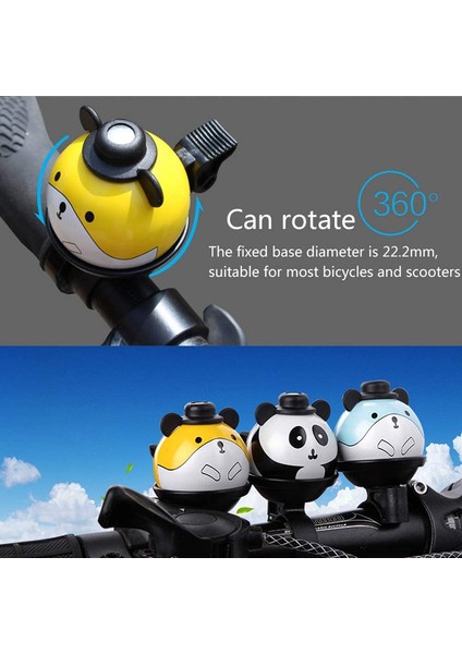 Teotake'nin Sevimli Hayvan Şekilli Çocuk Bisiklet Zili (Sarı, Aksesuarsız) (Yurt Dışından) fırsatları