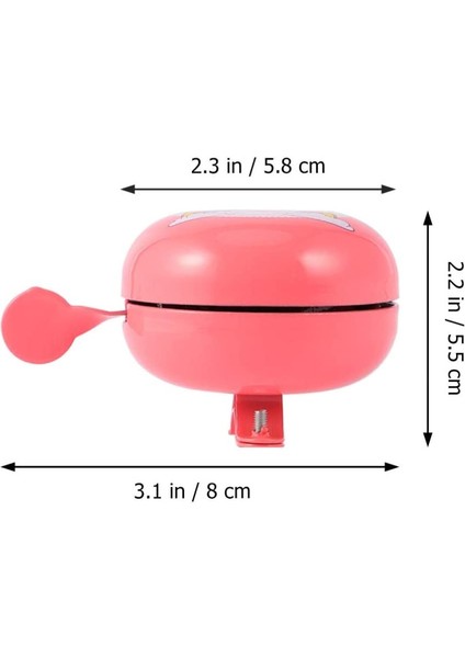 Unicorn Bisiklet Zili Bisiklet Gidon Zili Dağ Bisikleti Güvenlik Zili (Pembe Unicorn) (Yurt Dışından) fırsatları