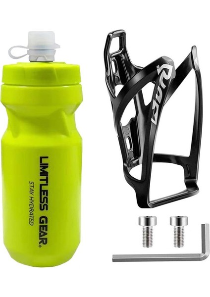 Siyah Bisiklet Şişe Tutacağı Bisiklet Bardak Tutacağı 610ML Kafesli Hafif Bisiklet Şişe Tutacağı Bisiklet Izgarası (Yurt Dışından)