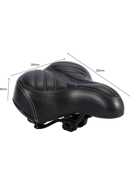 Ekstra Geniş, Konforlu, Yumuşak Yastıklı Üniversal Bisiklet Selesi (Siyah, 250*200*60MM) (Yurt Dışından) fiyatları