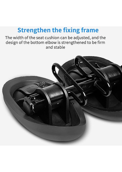 Ayarlanabilir Burunsuz Çift Yastıklı Bisiklet Selesi (Siyah, 175*100MM) (Yurt Dışından) indirimleri