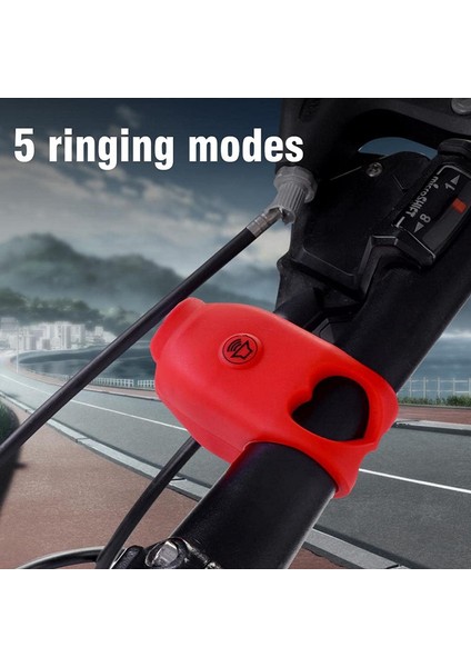 Elektrikli Bisiklet Halkası Bisiklet Zilleri Yağmura Dayanıklı Bisiklet Bisiklet Gidon Zili Açık Bisiklet Kullanımı Için Dağ Bisikleti Yol Elektrikli Bisiklet (Kırmızı) (Yurt Dışından) modelleri