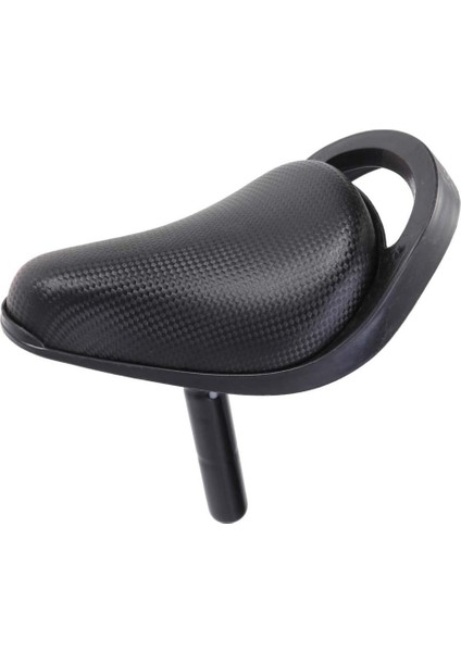 Çocuk Bisiklet Koltuğu Erkek Kız Yumuşak Yedek Bisiklet Koltuk Minderi Açık Dağ Bisikleti Için (Yeni Siyah + Koltuk Direği) (Yurt Dışından)