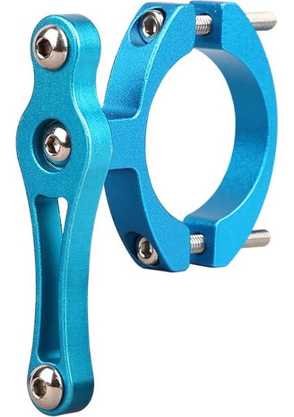 2 Parçalı Bisiklet Sele Uzatma Braketi Kiti Bisiklet Gidon Bardak Tutucu (Mavi) (Yurt Dışından)