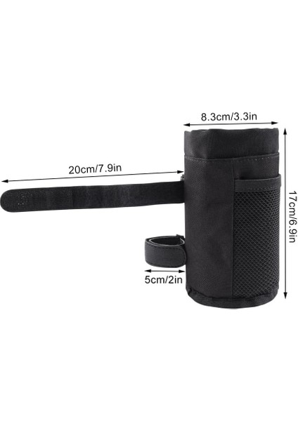 Bisiklet Su Şişesi Tutucusu, File Cepli Soğutma Çantası (Siyah, 17*8.3cm) (Yurt Dışından) fiyatları