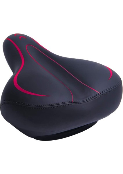 Süper Rahat Su Geçirmez Yumuşak Nefes Alabilir Bisiklet Sele Minderi (Kırmızı, 195*270MM) (Yurt Dışından)