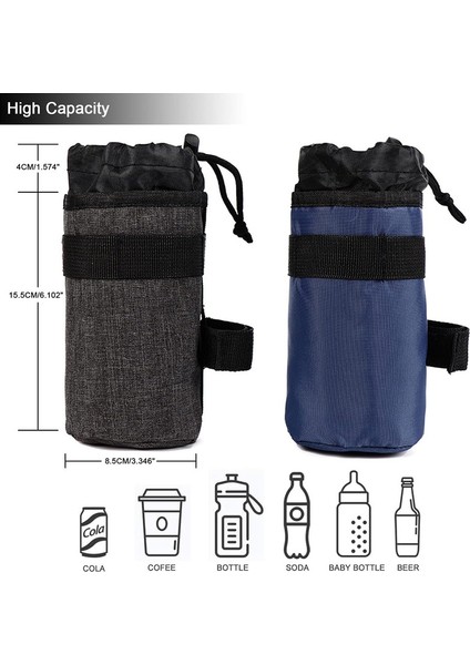 Bisiklet Gidonu Için Serin Çanta - Bisikletler Için - Vidasız - Gri (Yurt Dışından) fiyatları