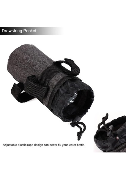 Bisiklet Gidonu Için Serin Çanta - Bisikletler Için - Vidasız - Gri (Yurt Dışından) indirimleri