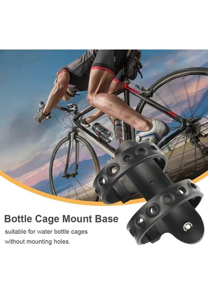 Bisiklet Şişe Kafesi Montaj Braketi, Su Şişesi Tutucu, Çift Kayışlı Bisiklet Için, Uzunluğu Ayarlanabilir Taban (Siyah) (Yurt Dışından) fiyatları