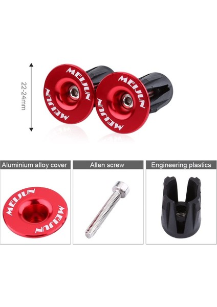 2 Adet Bisiklet Gidon Çubuğu Uç Kapakları Çoğu Bisiklet Için Bisiklet Gidon Çubuğu Uç Kapağı (Gümüş, 30 mm Yüksekliğinde) (Yurt Dışından) fiyatları