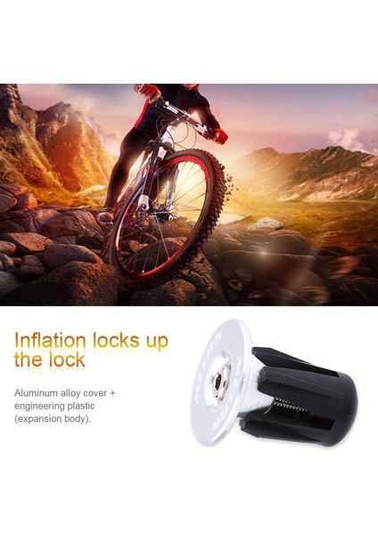 2 Adet Bisiklet Gidon Çubuğu Uç Kapakları Çoğu Bisiklet Için Bisiklet Gidon Çubuğu Uç Kapağı (Gümüş, 30 mm Yüksekliğinde) (Yurt Dışından) fırsatları