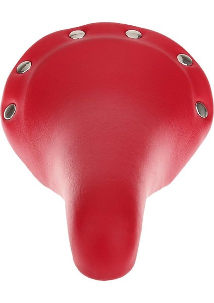 Dağ Bisikleti Sabit Hızlı Bisiklet Için Perçinli Sele (Kırmızı, 27*15CM) (Yurt Dışından)