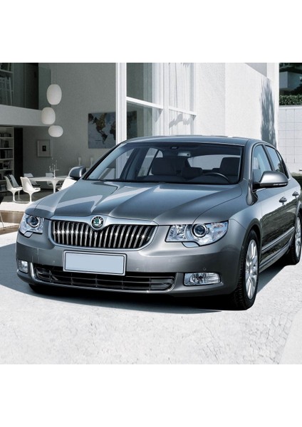 Skoda Superb 2 2009-2013 Ön Panjur Izgarası Full Krom 3T0853668A fiyatları
