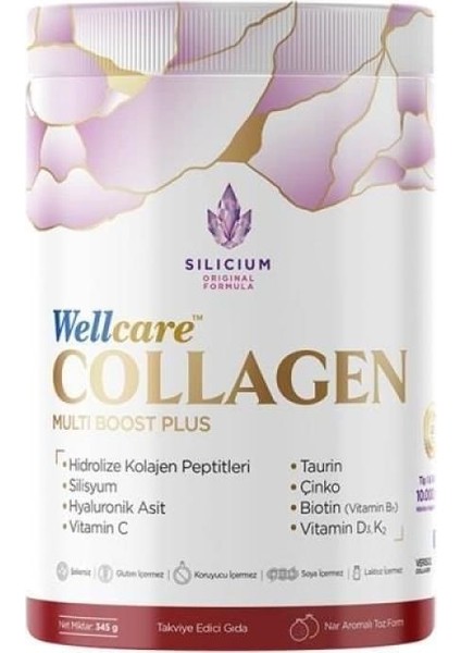 Collagen Multi Boost Plus Nar Aromalı 345 G Toz