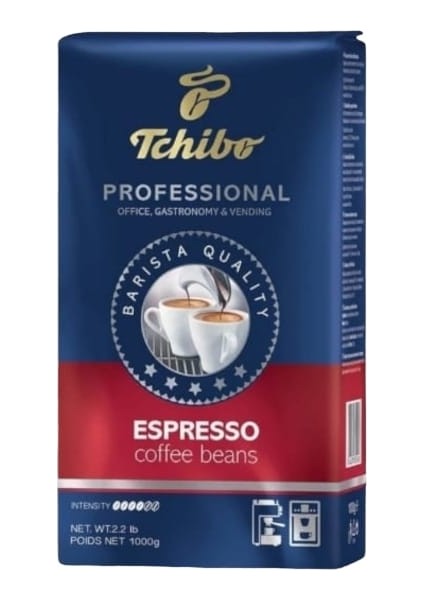 Crema E Aroma Çekirdek Kahve 1 kg + Tchibo Profesional Espresso Çekirdek Kahve 1kg