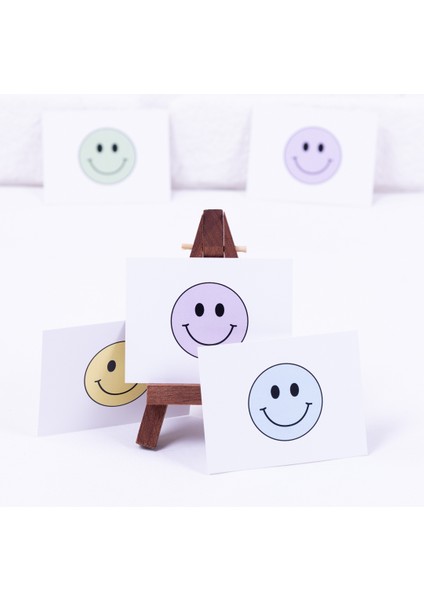 Smile 5lı mini not ve tebrik kart seti 6,5 x 8,5 cm 1 adet