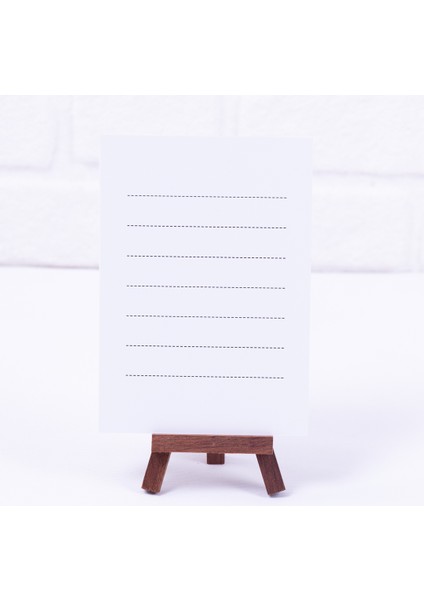 Siyah ekose desenli not kartı, 12 x 17 cm 2 adet fiyatları