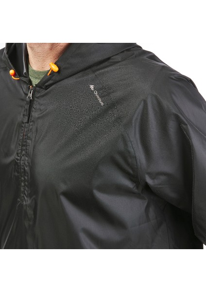 Quechua Erkek Outdoor Yağmurluk - Siyah - Raincut modelleri