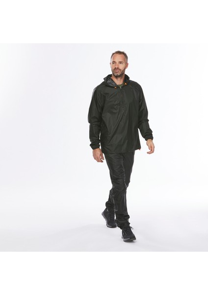 Quechua Erkek Outdoor Yağmurluk - Siyah - Raincut