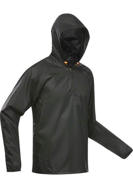 Quechua Erkek Outdoor Yağmurluk - Siyah - Raincut fırsatları