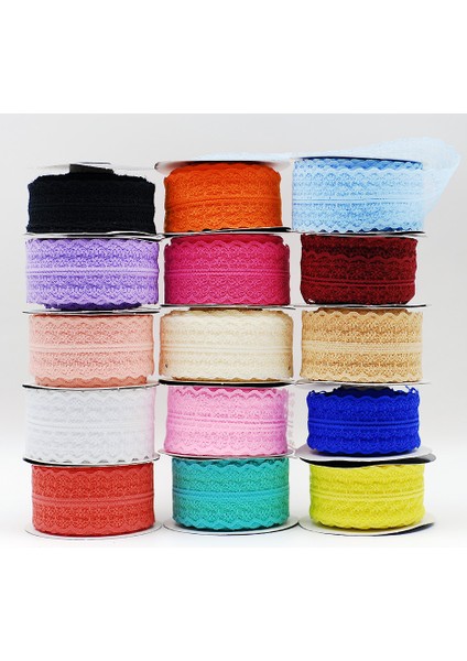 Dantel şerit 1 metre, 4.5 cm Koyu Pembe