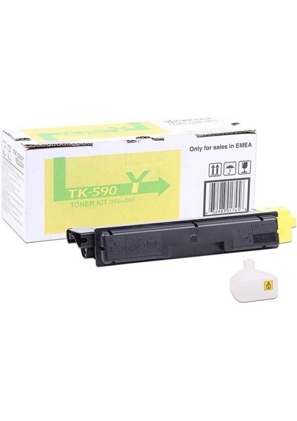 HPZR Kyocera Mita TK-590 Sarı Orjinal Toner