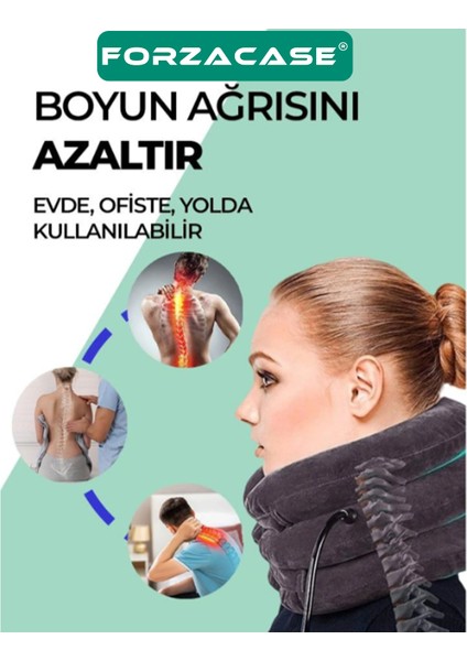 3 Katlı Ortopedik Şişme Boyunluk Yastık - FC018