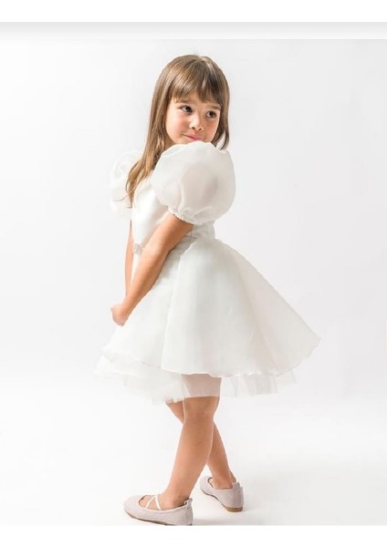 Tüllü ve Saten Kız Çocuk Bayramlık ve Mezuniyet Elbisesi modelleri