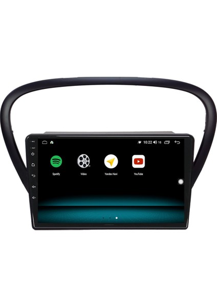 Peugeot 607 Android 10 Multimedya Carplay 2gb Ram + 32GB HDD Navigasyon Ekran