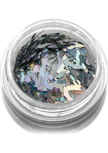 Şekilli Folyo Topuklu Ayakkabı