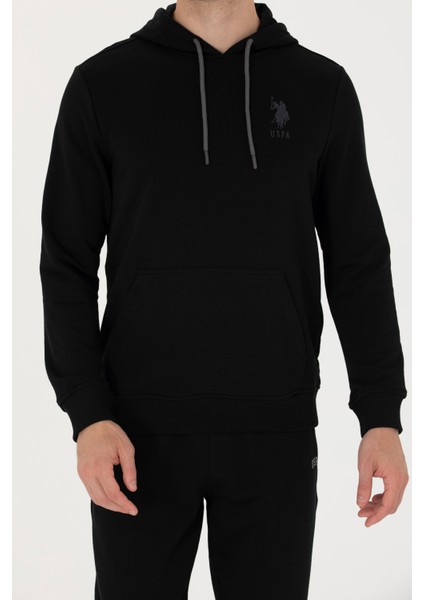 U.S. Polo Assn. Erkek Siyah Sweatshirt 50269426-VR046