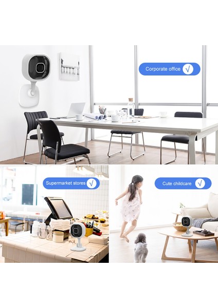 Wifi Kamera Mini + 32GB Hafıza Kart ile Birlikte (Hareket Algılama + Dünyanın Her Yerinden Uzaktan Izleme + Video ve Ses Kayıt Yapar + Iki Yönlü Ses Alış Veriş)