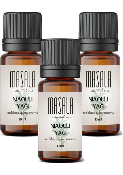 Saf Niaouli Yağı 10 Ml. Nioli (Niaouli Oil) x 3 Adet